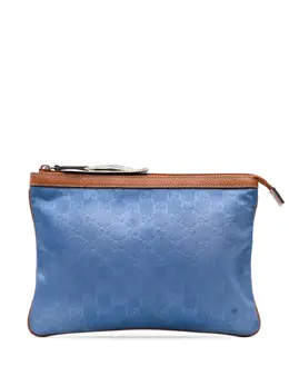 Gucci Pre-Owned: Голубой клатч 