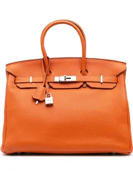 Hermès Pre-Owned: Оранжевая сумка 