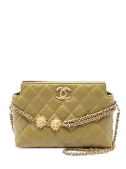 CHANEL Pre-Owned: Зелёная сумка 