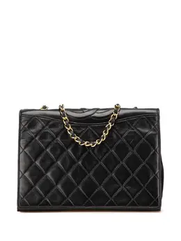 CHANEL Pre-Owned: Чёрная сумка через плечо 