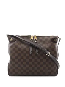 Louis Vuitton Pre-Owned: Коричневая сумка через плечо 