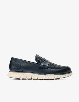 Cole Haan: Синие мокасины 
