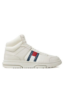 Tommy Jeans: Белые кроссовки 