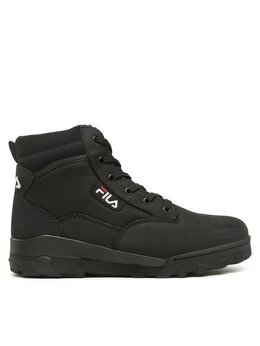 Fila: Чёрные ботинки 