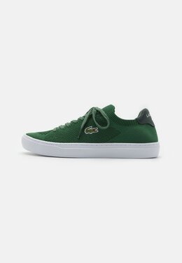 Lacoste: Тёмные кеды 