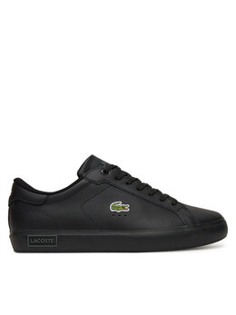 Lacoste: Чёрные кроссовки  Powercourt