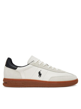 Polo Ralph Lauren: Белые кроссовки 
