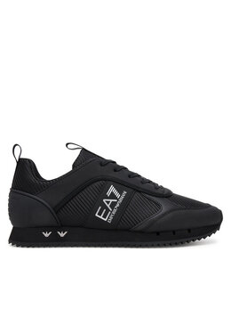 EA7 Emporio Armani: Чёрные кроссовки 
