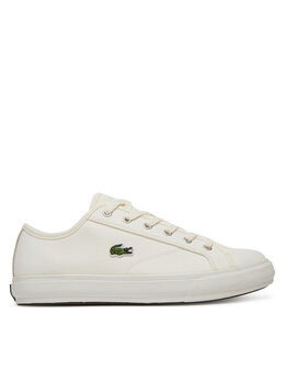 Lacoste: Белые кроссовки 