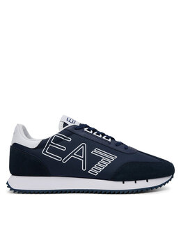EA7 Emporio Armani: Синие кроссовки 