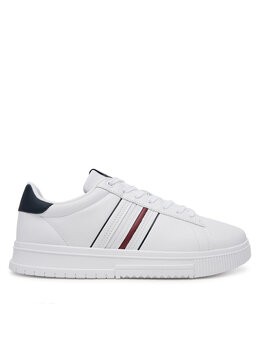Tommy Hilfiger: Белые кроссовки 
