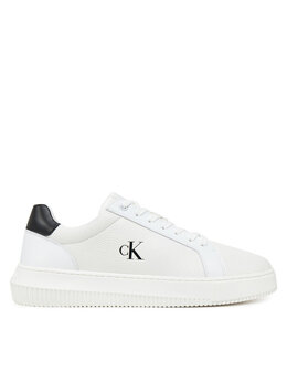 Calvin Klein Jeans: Белые кроссовки 