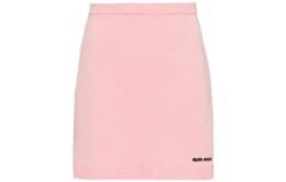 Miu Miu: Розовая юбка 