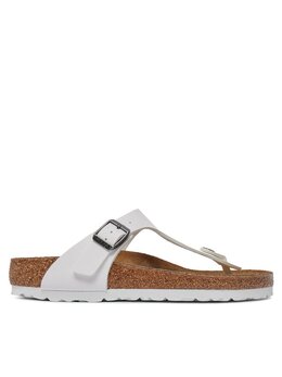 Birkenstock: Белые шлёпанцы  Gizeh