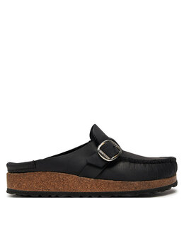 Birkenstock: Чёрные сабо 