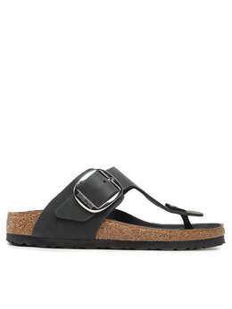 Birkenstock: Чёрные шлёпанцы  Gizeh