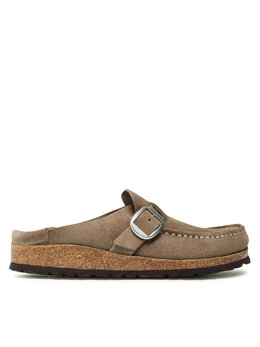 Birkenstock: Серые сабо 
