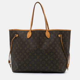 Louis Vuitton: Коричневая сумка  Neverfull