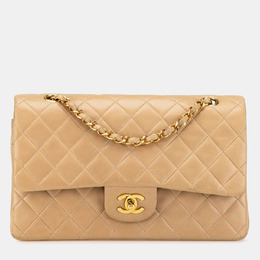 Chanel: Бежевая сумка 