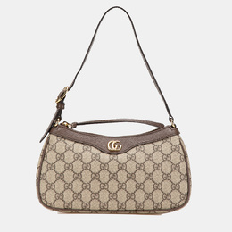 Gucci: Коричневая сумка  GG Supreme