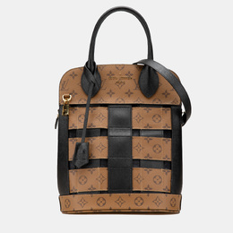 Louis Vuitton: Коричневая сумка-шоппер 