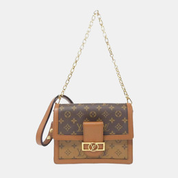 Louis Vuitton: Коричневая сумка 