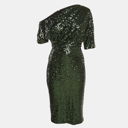 Badgley Mischka: Зелёное платье 