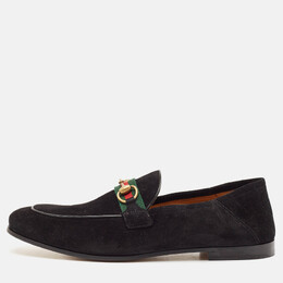 Gucci: Чёрные туфли  Horsebit