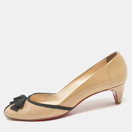 Christian Louboutin: Бежевые туфли 