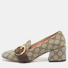 Gucci: Бежевые туфли  GG