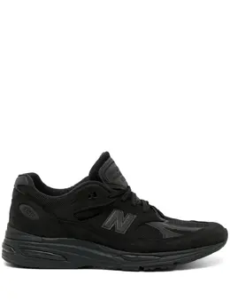 New Balance: Чёрные кроссовки 