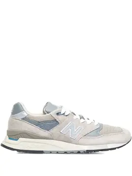 New Balance: Бежевые кроссовки 