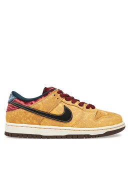Nike: Жёлтые кроссовки  SB Dunk Low Pro