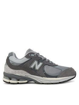 New Balance: Серые кроссовки 