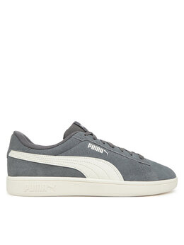 PUMA: Серые кроссовки  Smash
