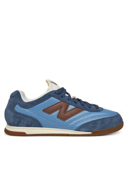 New Balance: Синие кроссовки 