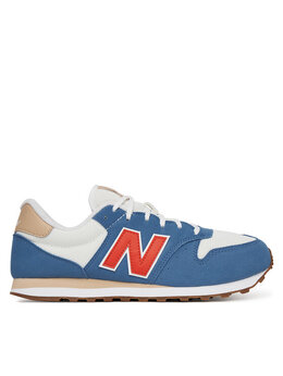 New Balance: Синие кроссовки 
