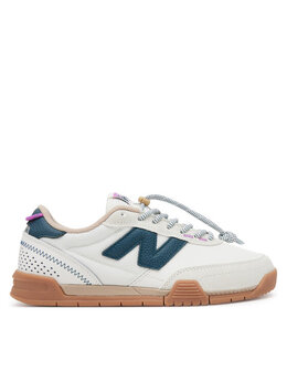 New Balance: Бежевые кроссовки 