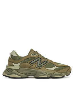 New Balance: Кроссовки цвета хаки 