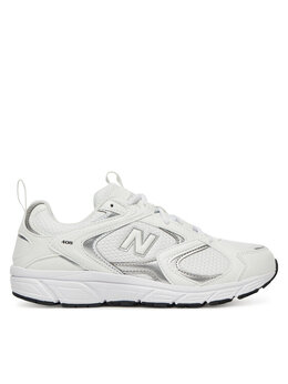 New Balance: Белые кроссовки 