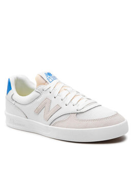 New Balance: Белые кроссовки 