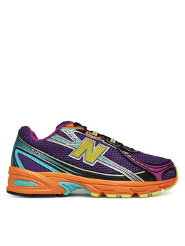 New Balance: Фиолетовые кроссовки 