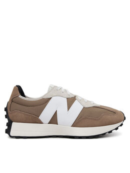 New Balance: Коричневые кроссовки 