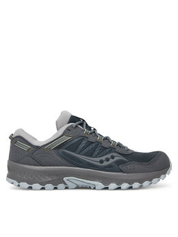 Saucony: Серые кроссовки 