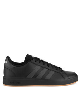 Adidas: Чёрные кроссовки  Grand Court