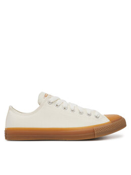 Converse: Бежевые кроссовки  Chuck Taylor All Star