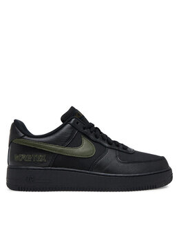 Nike: Чёрные кроссовки  Air Force 1