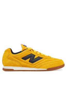 New Balance: Жёлтые кроссовки 