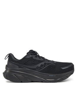Saucony: Чёрные кроссовки 