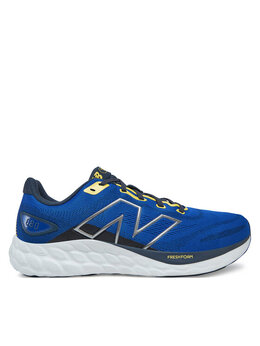New Balance: Синие кроссовки 